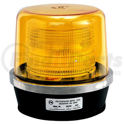 793A by PETERSON LIGHTING - 793 17-Joule, Quad-Flash Strobe Light - Amber, 12-24V