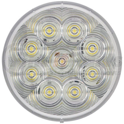 817KC-9 by PETERSON LIGHTING - 817C-9/818C-9 LumenX® 4" Round LED Back-Up Light, AMP - Clear, Grommet Mount Kit