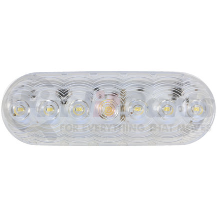 820C-7 by PETERSON LIGHTING - 820C-7/823C-7 LumenX® Oval LED Back-Up Light, AMP - Clear, Grommet Mount