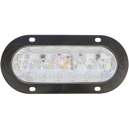 823C-7 by PETERSON LIGHTING - 820C-7/823C-7 LumenX® Oval LED Back-Up Light, AMP - Clear, Flange Mount