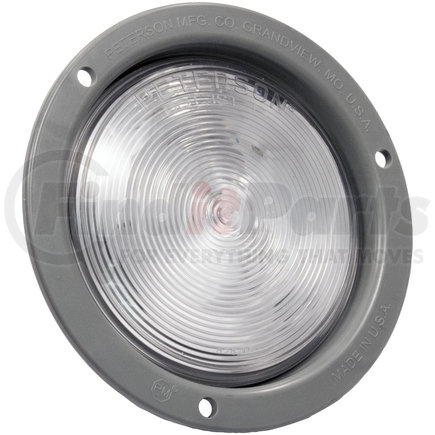 824C-MV by PETERSON LIGHTING - 824C/826C LED 4" Round Back-up Lights - Clear, Flange Mount, Multi-Volt