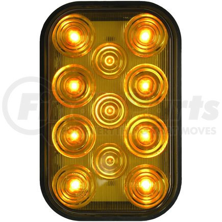 850A-1 by PETERSON LIGHTING - 850A-1 Rectangular LED Amber Rear Turn Signal - Amber