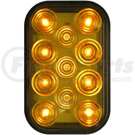 850SA by PETERSON LIGHTING - 850SA LED Rectangular Auxiliary Strobing Light - Amber