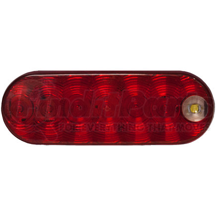 880K-7 by PETERSON LIGHTING - 880-7/881-7 LumenX® Oval LED Combo Stop/Turn/Tail and Back-Up Light - Red Grommet Mount Kit