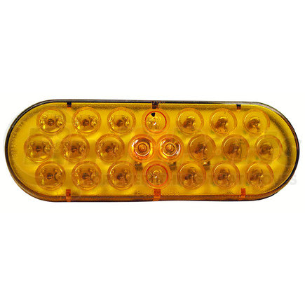 420SA-1 by PETERSON LIGHTING - 420S/423S Series Piranha&reg; LED Auxiliary Oval Strobing Lights - Amber, Type 1