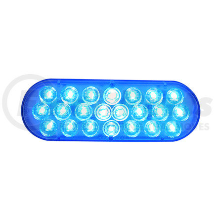 420SB-1 by PETERSON LIGHTING - 420S/423S Series Piranha&reg; LED Auxiliary Oval Strobing Lights - Blue, Type 1