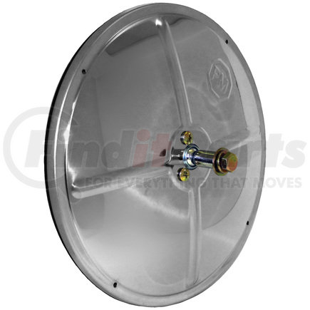 608X by PETERSON LIGHTING - 608 8" Convex Mirror - Bright stainless