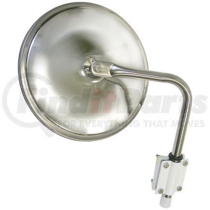 Peterson Lighting 672X Door Mirror MIRROR CONVEX RND SS W/MNTG ARM 10.5"