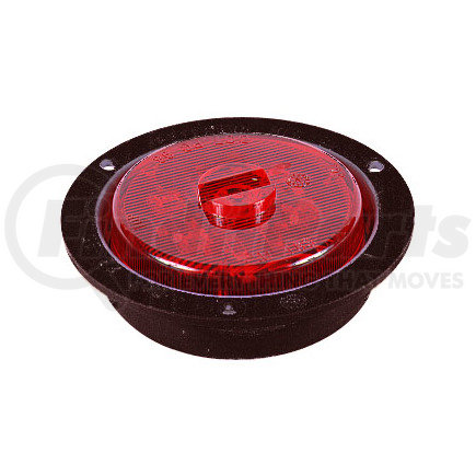 M165FR-MV by PETERSON LIGHTING - 165 Series Piranha&reg; LED 2" Clearance and Side Marker Light - Red Flange Mount, Multi-Volt