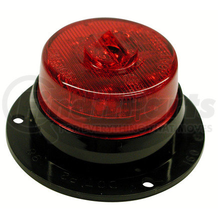 M165SR-MV by PETERSON LIGHTING - 165 Series Piranha&reg; LED 2" Clearance and Side Marker Light - Red, Surface Mount, Multi-Volt