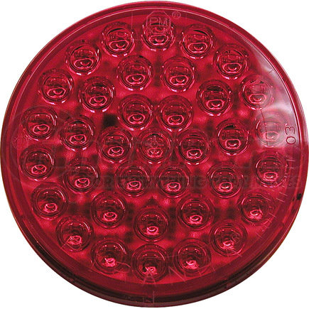 M417R-P by PETERSON LIGHTING - 417/418 Series Piranha&reg; LED 4" Round Stop, Turn, and Tail Light - Red with Adapter Plug