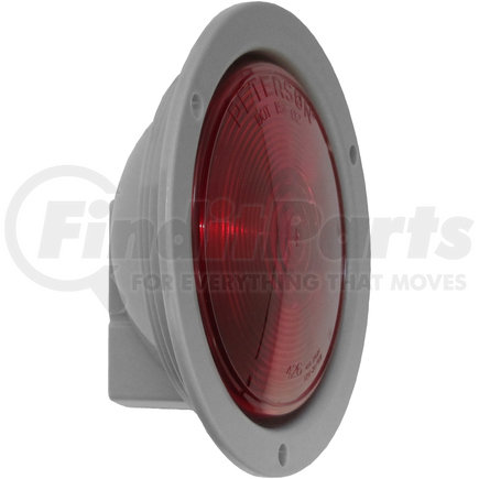 M424R by PETERSON LIGHTING - 424R/431R 4" Round Stop, Turn and Tail Lights - Red Flange Mount