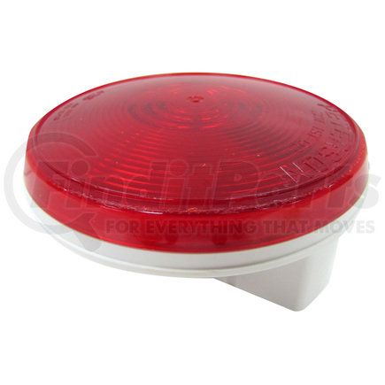 M431R by PETERSON LIGHTING - 424R/431R 4" Round Stop, Turn and Tail Lights - Red Grommet Mount