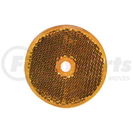 B477A by PETERSON LIGHTING - 477 Round Center-Mount Reflector - Amber