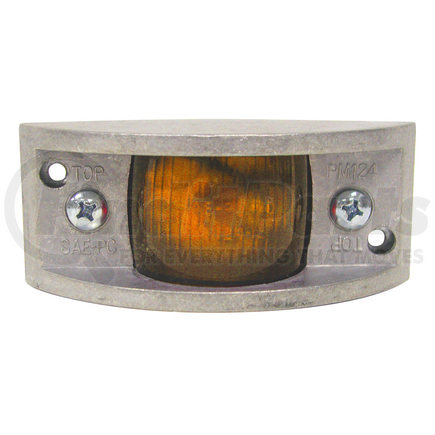 M124A by PETERSON LIGHTING - 124 Rectangular Clearance and Side Marker Light - Amber