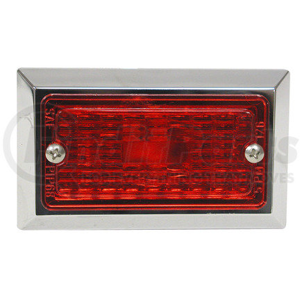 M126R by PETERSON LIGHTING - 126 Rectangular Clearance/Side Marker Light - Red