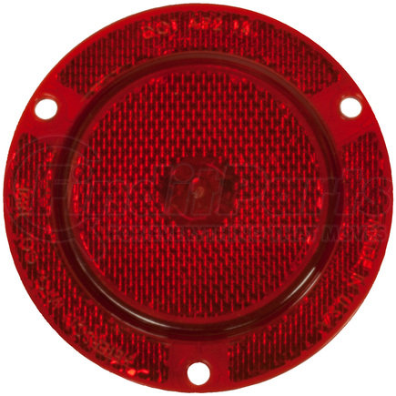 M143FR by PETERSON LIGHTING - 143/143F 2 1/2" Clearance/Side Marker Light with Reflex - Red with Flange