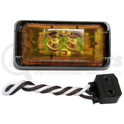 V153KA by PETERSON LIGHTING - 153 Series LED Clearance/Side Marker Light - Amber Kit, 2-Diode