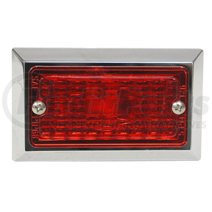 V126R by PETERSON LIGHTING - 126 Rectangular Clearance/Side Marker Light - Red