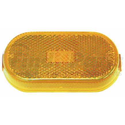 V128A by PETERSON LIGHTING - 128 Oblong Clearance/Side Marker Light with Reflex - Amber