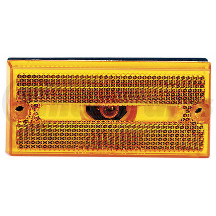 V132A by PETERSON LIGHTING - 132 Rectangular Clearance/Side Marker Light with Reflex - Amber
