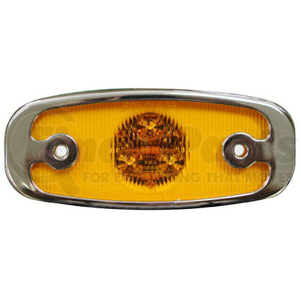 V133XA by PETERSON LIGHTING - 133 Series Piranha&reg; LED Clearance/Side Marker Light - Amber with Chrome Bezel, 3-Diode