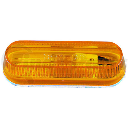 Peterson Lighting V136A Clearance Light Incandescent Marker/ Clearance, P2, Oblong, 3.5"X1.125", amber, Viz Pack