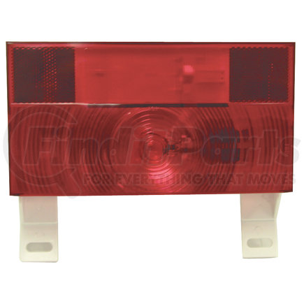 V25913 by PETERSON LIGHTING - 25913/25914 RV Stop, Turn, and Tail and License Light with Reflex - Red with License Light & Bracket