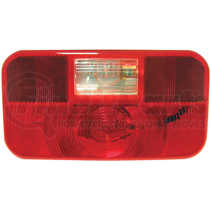 V25922 by PETERSON LIGHTING - 25921/25922 RV Stop, Turn, and Tail Light with Reflex - Red with Back-Up Light