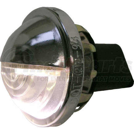 V298C by PETERSON LIGHTING - 298 Great White&reg; Low-Draw Chrome LED License Light - Chrome