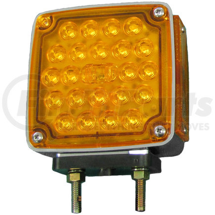 V327L by PETERSON LIGHTING - 327 LED Double-Face Park and Turn Light with Side Marker - Amber/Red Roadside
