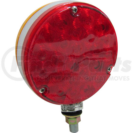 V338-2 by PETERSON LIGHTING - 338-2 LED Double-Face Round Park and Turn Light - Amber/Red