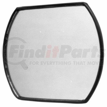 V602 by PETERSON LIGHTING - 602 4" x 5 1/2" Rectangular Blind-Spot Mirror - Aluminum