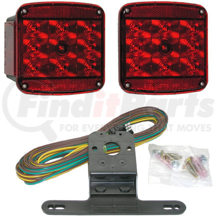 V941 by PETERSON LIGHTING - 941 LED Under 80" Wide Trailer Rear Light Kit - LED Trailer Light Kit