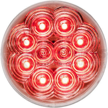 M817CR-2 by PETERSON LIGHTING - 817-2/818-2 Series Piranha&reg; LED 4" Round Stop, Turn and Tail Lights - Clear Lens with Red Diodes