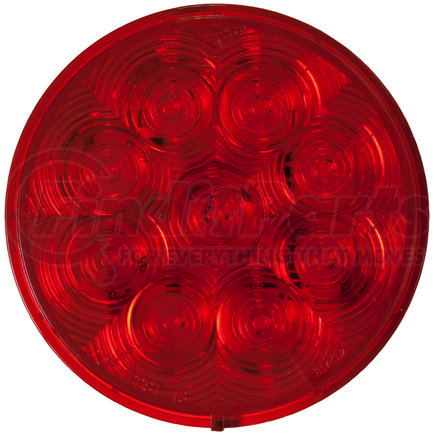 M817R-9 by PETERSON LIGHTING - 4" Round 9-Diode LED Stop/Turn/Tail Light, Red, AMP-Style Connector, Bulk Pack