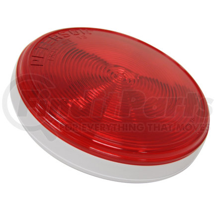 M826R by PETERSON LIGHTING - 824/826 Single Diode LED 4" Round Stop, Turn and Tail Light - Red, Grommet Mount