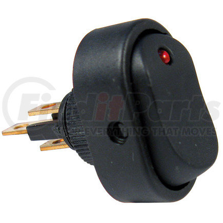 PMV5584PT by PETERSON LIGHTING - 5584 Red LED On-Off Oblong Rocker Switch - Red LED On-Off Oblong Rocker Switch