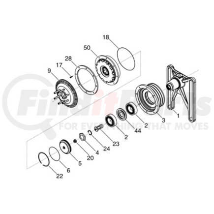 999474 by HORTON - FAN CLUTCH
