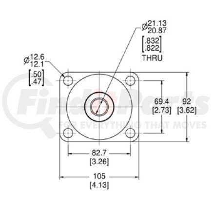 J21100-5 by LORD - ISOLATOR, MOUNTING