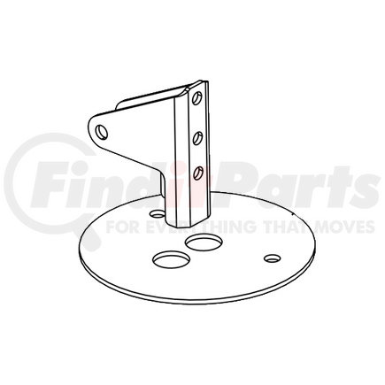 Hendrickson C-20191-3 Suspension Shock Absorber Mount AIR SPRING SHOCK MOUNT