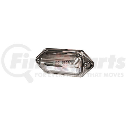 EW0206 by ECCO - License Plate Light - 2.5 Inch, 30 Lumens, Chrome, Clear Lens