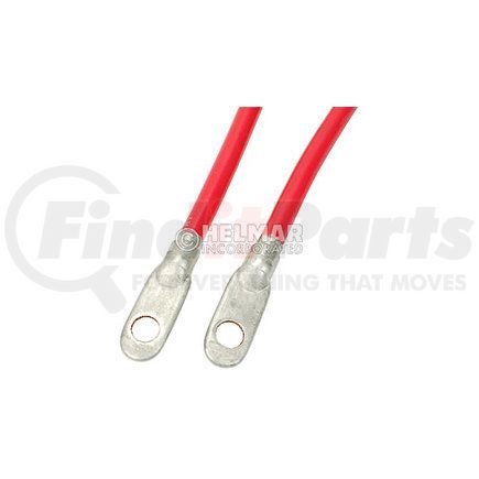 04333 by THE UNIVERSAL GROUP - JUMPER CABLE (6 GAUGE LUG 12" RED)