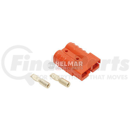 6331G12 by ANDERSON POWER PRODUCTS - CONNECTOR W/CONTACTS (SB50 #10 ORANGE)
