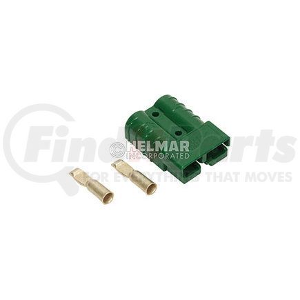 6331G9 by ANDERSON POWER PRODUCTS - CONNECTOR W/CONTACTS (SB50 #6 GREEN)