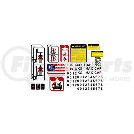 DECAL-KIT-USA by THE UNIVERSAL GROUP - UNIVERSAL DECAL KIT