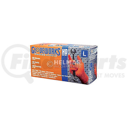 GLV-4400 by THE UNIVERSAL GROUP - ORANGE NITRILE NO POWDER (MED)