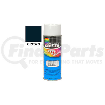 SPRAY-335 by CROWN - SPRAY PAINT (12OZ DARK GREY)