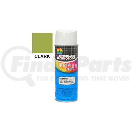 SPRAY-472 by CLARK - Spray Paint - 12 oz, Hot Yellow Green