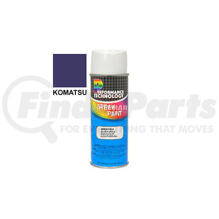 SPRAY-633 by KOMATSU - SPRAY PAINT (12OZ BLUE/PURPLE)